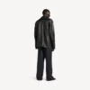 Herre-carcoat-jakke i sort