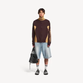 Herre-denimshorts i bleget lysblå