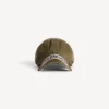 Herre-kasket med masking tape-motiv i khaki Herre-kasket med masking tape-motiv i khaki