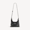 Herre-shopper med støvpose, crossbody-taske, medium, i sort Herre-shopper med støvpose, crossbody-taske, medium, i sort
