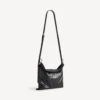 Herre-shopper med støvpose, crossbody-taske, medium, i sort Herre-shopper med støvpose, crossbody-taske, medium, i sort