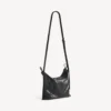 Herre-shopper med støvpose, crossbody-taske, medium, i sort Herre-shopper med støvpose, crossbody-taske, medium, i sort