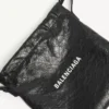 Herre-shopper med støvpose, crossbody-taske, medium, i sort Herre-shopper med støvpose, crossbody-taske, medium, i sort