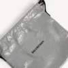 Herre-shopper med støvpose og crossbody-taske, medium, i Balenciaga-grå
