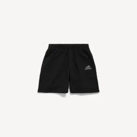 Herre-shorts med afslappet pasform i sort