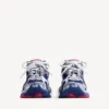 Herre-Sneakers med farveovergang i marineblå/rød/grå