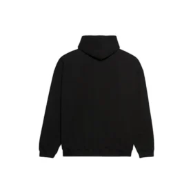Herre-sweatshirt fra Balenciaga med alfabet-print, løs pasform, klassisk sort 620973TIVD41000