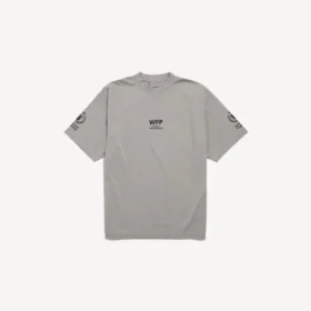 Herre-T-shirt i medium pasform fra WFP i Balenciaga-grå