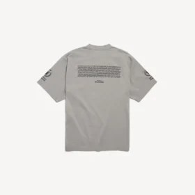Herre-T-shirt i medium pasform fra WFP i Balenciaga-grå
