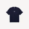 Herre-T-shirt i navy med WFP-motiv og medium pasform