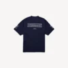 Herre-T-shirt i navy med WFP-motiv og medium pasform