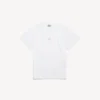 Herre-T-shirt med “Bodies”-motiv i hvid, medium pasform