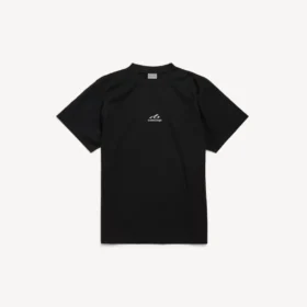 Herre-T-shirt med medium pasform i sort