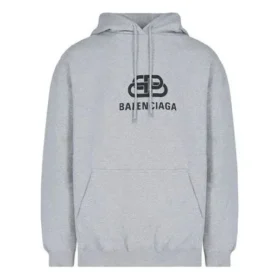 Herre-trøje med Balenciaga-logo, grå 570811THV781300