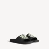 Herresandaler i sort/gul