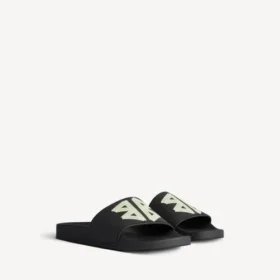 Herresandaler i sort/gul