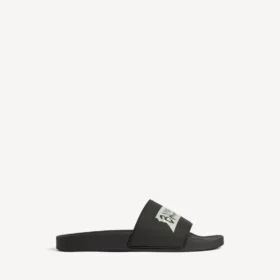 Herresandaler til poolen i sort/hvid