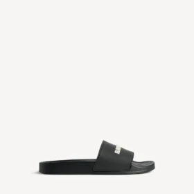 Herresandaler til poolen i sort/hvid
