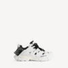Herresneaker i hvidt Track-look Herresneaker i hvidt Track-look