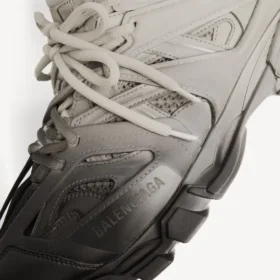 Herresneaker i sort/beige med farveovergang