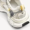 Herresneaker i størrelse 3XL med charms i hvid/gul/sølv/sort Herresneaker i størrelse 3XL med charms i hvid/gul/sølv/sort