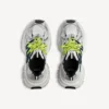 Herresneaker i størrelse 3XL med snørebånd i grå/neongul