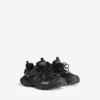 Herresneaker med piercinger i sort Herresneaker med piercinger i sort