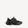 Herresneaker med snørebånd i sort/orange Herresneaker med snørebånd i sort/orange