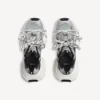 Herresneakers i størrelse 3XL med farveovergang i sort/grå/hvid Herresneakers i størrelse 3XL med farveovergang i sort/grå/hvid