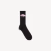 Herrestrømper i Wet Brush-stil i pink/sort