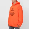 Hi My Name Is-hettetrøje “Fluorescerende orange/sort” 651799TKVK57513
