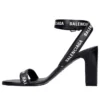 Højhælede sandaler med logo overalt “Black” 630041WBAE11090