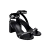 Højhælede sandaler med logo overalt “Black” 630041WBAE11090