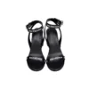 Højhælede sandaler med logo overalt “Black” 630041WBAE11090