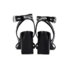 Højhælede sandaler med logo overalt “Black” 630041WBAE11090