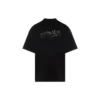 Håndtegnet Balenciaga-T-shirt “Black” 641675TNVE71197