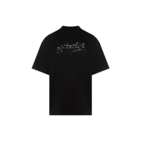 Håndtegnet Balenciaga-T-shirt “Black” 641675TNVE71197