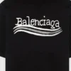 Håndtegnet Balenciaga-T-shirt “Black” 641675TNVE71197