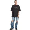 Håndtegnet Balenciaga T-shirt, Large Fit “Black” 641675TOVO51070