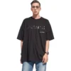 Håndtegnet Balenciaga T-shirt, Large Fit “Black” 641675TOVO51070