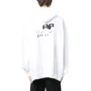 Håndtegnet BB Icon-hettetrøje i stor pasform “White” 620973TNVQ19040