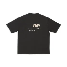 Håndtegnet BB Icon T-shirt, medium pasform, “Black” 612966TNVN41059