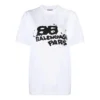 Håndtegnet BB Icon T-shirt, medium pasform, “Hvid” 612965TNVN49040