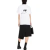 Håndtegnet BB Icon T-shirt, medium pasform, “Hvid” 612965TNVN49040