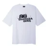 Håndtegnet BB Icon-T-shirt, medium pasform, “White Black” 612966TNVN49040