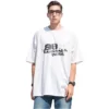 Håndtegnet BB Icon-T-shirt, medium pasform, “White Black” 612966TNVN49040