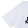 Håndtegnet BB Icon-T-shirt, medium pasform, “White Black” 612966TNVN49040