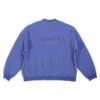 Håndtegnet Political Campaign oversized sweatshirt “Blue” 720428TNVE84119