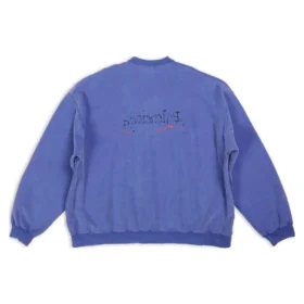 Håndtegnet Political Campaign oversized sweatshirt “Blue” 720428TNVE84119 Håndtegnet Political Campaign oversized sweatshirt “Blue” 720428TNVE84119