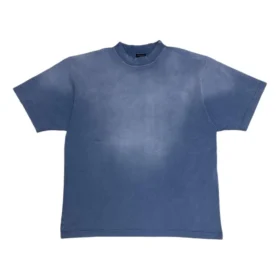 Håndtegnet T-shirt “Blue” 764235TPVU42671